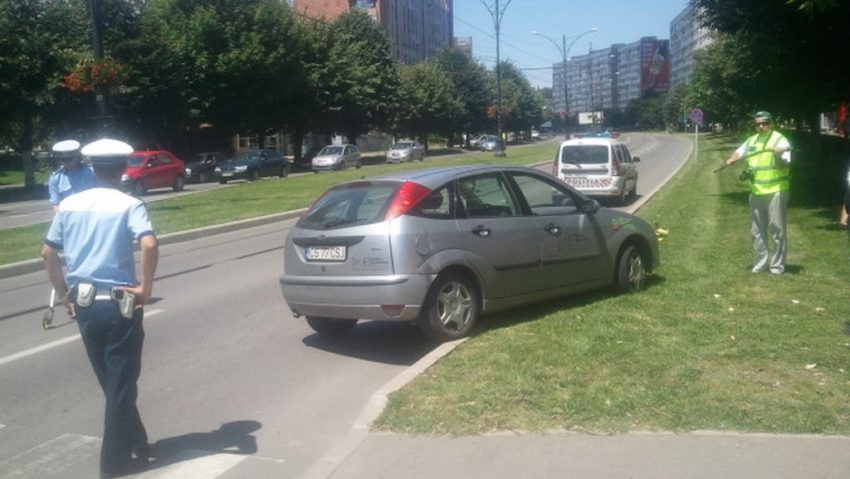 [FOTO] Accident pe trecerea de pietoni