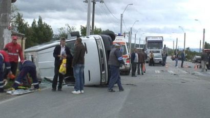 Accident în lanţ între Deva şi Hunedoara