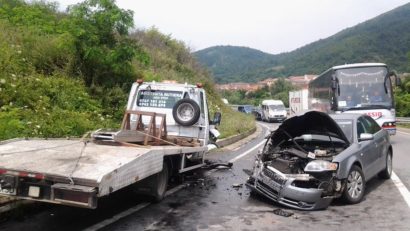 Accident lângă Topleţ