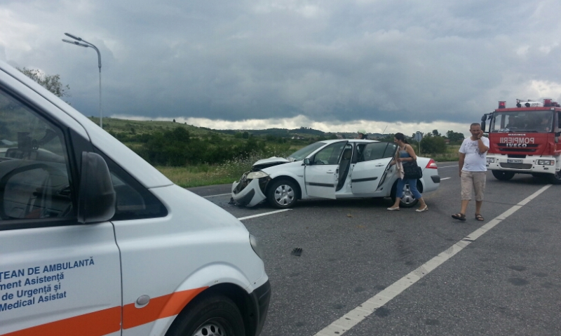 [FOTO] Accident pe centura Lugojului