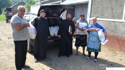 [FOTO] Ajutoare pentru sinistraţii cărăşeni