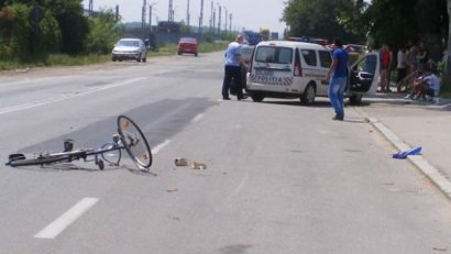 Biciclist accidentat mortal de un șofer băut