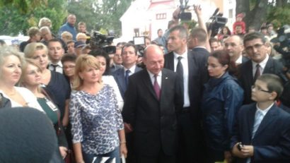 Preşedintele Traian Băsescu a fost la Sânnicolau Mare