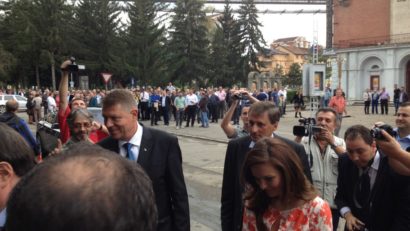 [VIDEO/FOTO] Klaus Iohannis în Caraş-Severin