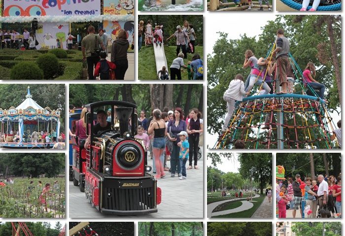 Program de iarnă în Parcul Copiilor