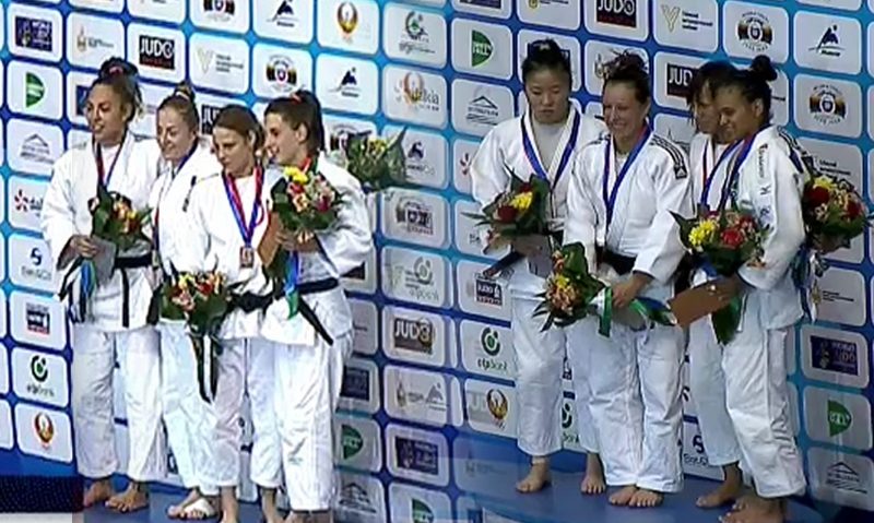 Medalie de aur pentru Corina Căprioriu din Lugoj, la Grand Prix-ul de judo de la Tashkent