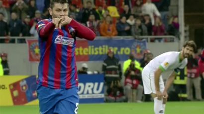 Steaua este din nou pe primul loc în Grupa D din Europa League, iar Rusescu golgheter