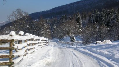 Iarnă în munţii Banatului