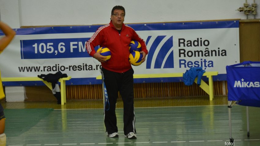 [Foto] Dan Banu este noul antrenor principal al echipei Volei Club Banatul Caransebeş