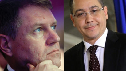 Victor Ponta 40,01%, Klaus Iohannis 30,54%