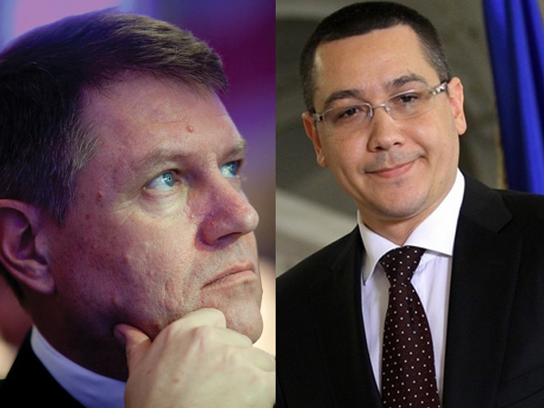 Victor Ponta 40,01%, Klaus Iohannis 30,54%