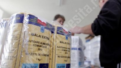 Continuă distribuirea ajutoarelor europene la Reșița