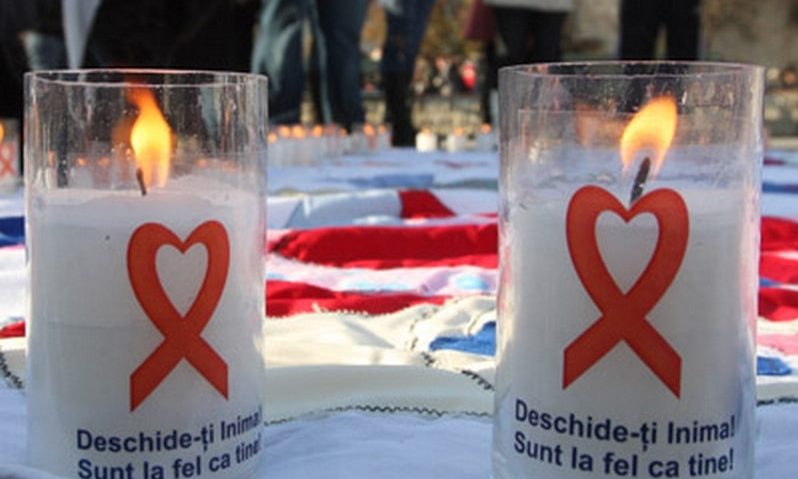 Fundă umană la Reşia, pentru lupta împotriva HIV/SIDA