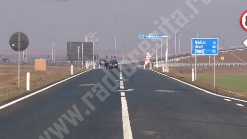 Şi a venit Moş Crăciun: S-a deschis autostrada Lugoj- Timișoara