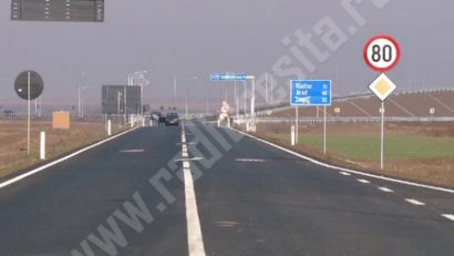 Trafic închis pe autostrada Arad-Nădlac