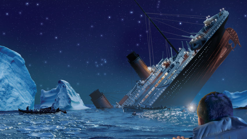 [FOTO] Cum s-a scufundat Titanicul?