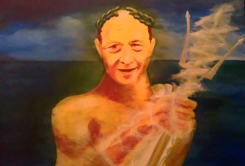 BaZeus-Traian-Basescu-as-Zeus-Pop-Art-Magazine
