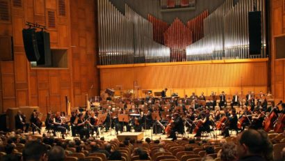 [FOTO] Concert Beethoven-Brahms cu dirijorul Julien Salemkour şi pianista Mirabela Dina