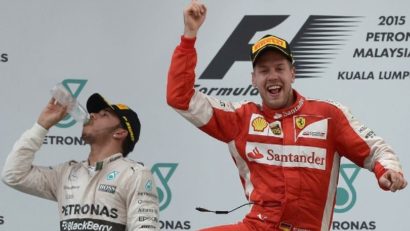 Sebastian Vettel obţine prima victorie la Ferrari