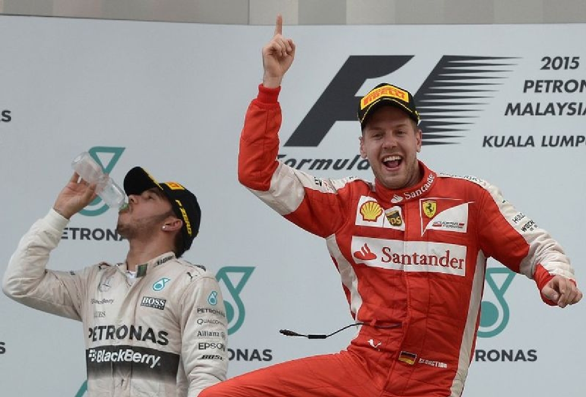 Vettel castiga cu Ferrari