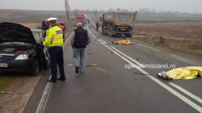 [VIDEO] Tragedie pe şoseaua Timişoara-Lugoj