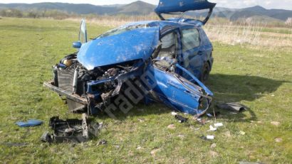 Accident lângă Reşiţa. Trei persoane au ajuns la spital