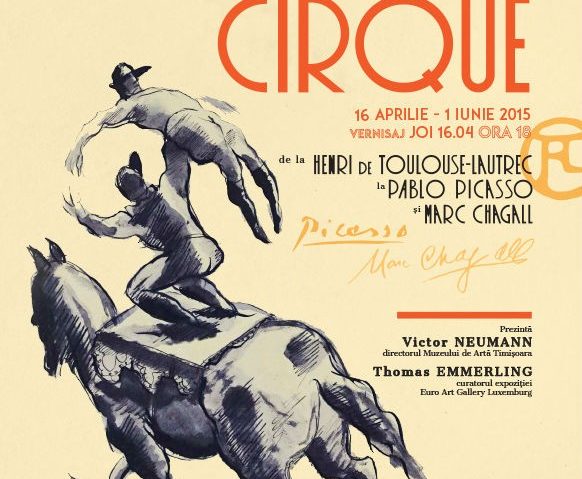 Expoziţie temporară, L’air du cirque, la Muzeul de Artă din Timişoara