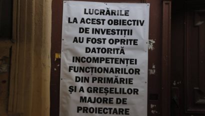 [FOTO] Lucrări sistate din cauza incompetenței angajaților primăriei