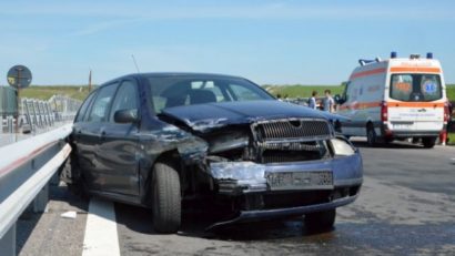 Grav accident pe autostrada din Lugoj