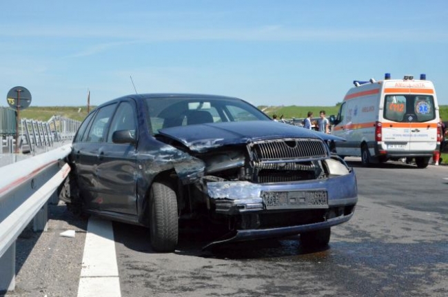 Grav accident pe autostrada din Lugoj