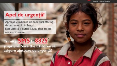 Salvaţi Copiii România face un apel de urgenţă pentru sprijinirea victimelor din Nepal