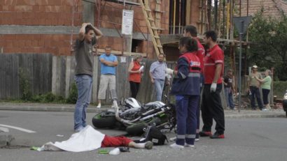 Accident mortal pentru un motociclist mult prea grăbit