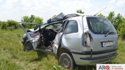 Mamă şi fiu la spital în urma unui accident rutier