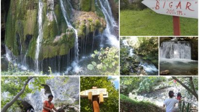 Căsuţe şi standuri la Cascada Bigăr din această vară. Primăria Bozovici investeşte în turism