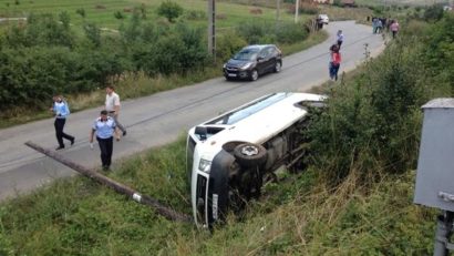 Accident pe DN6: nouă persoane la un pas de moarte din cauza unui telefon mobil