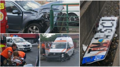 Ambulanţă implicată într-un accident mortal