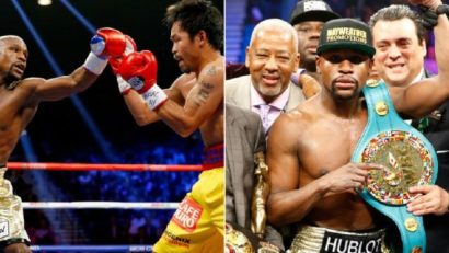 Floyd Mayweather rămâne fără centura din „meciul secolului”