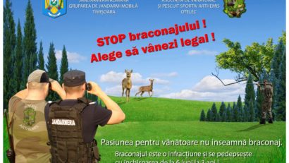 STOP BRACONAJULUI! Alege să vânezi legal!