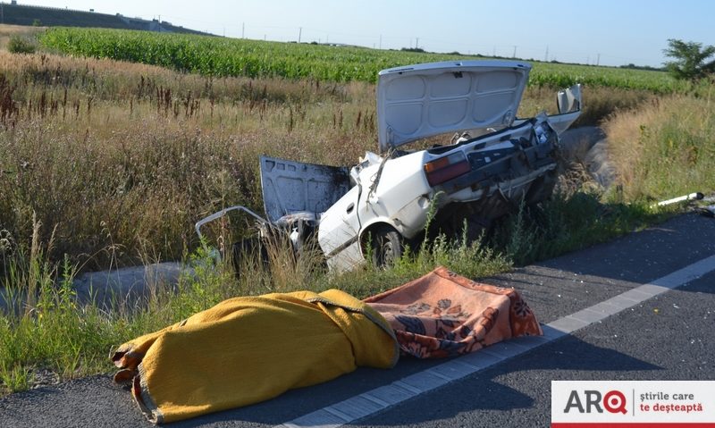 [FOTO] Accident mortal pe o şosea din vestul ţării