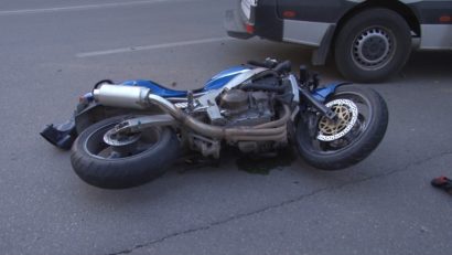 Motociclist polonez în stare gravă