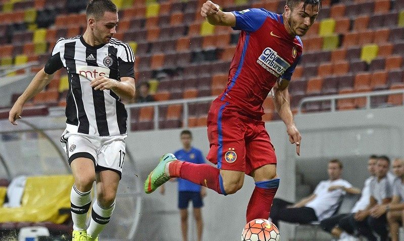 Steaua a terminat la egalitate cu Partizan Belgrad