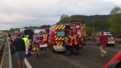 Accident mortal pe autostrada A2 soldat cu 2 morţi şi zeci de răniţi