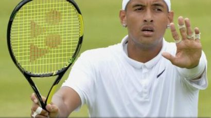 Tenismanul australian Nick Kyrgios, amendat de ATP