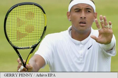 Tenismanul australian Nick Kyrgios, amendat de ATP