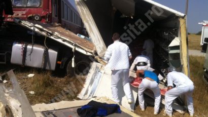 [FOTO] Accident feroviar cu multiple victime în Caransebeş!