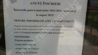 Înscrierile continuă la grădinițele din Caraș-Severin. Vezi aici ce acte sunt necesare.