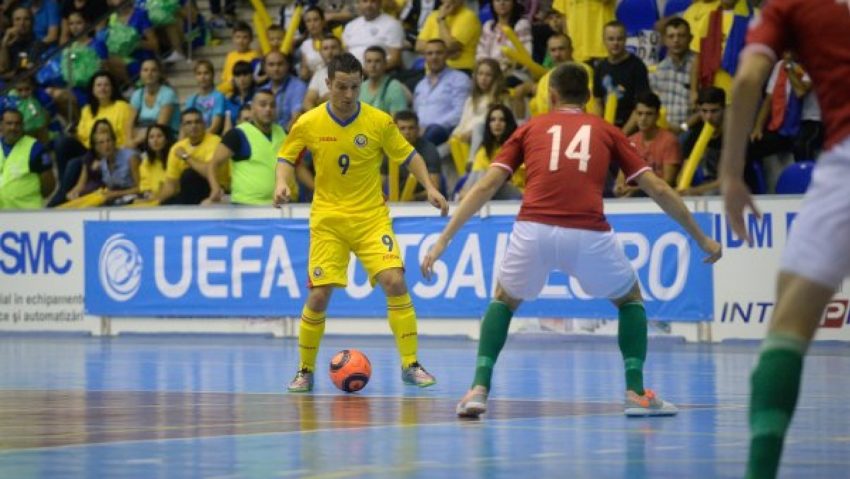 România-Ungaria 2-2 în barajul pentru EURO 2016, la futsal