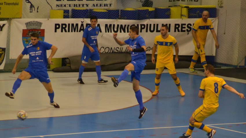 [FOTO] Muncitorul Reşiţa – Dunărea Călăraşi 9-2, în Liga 1 de futsal