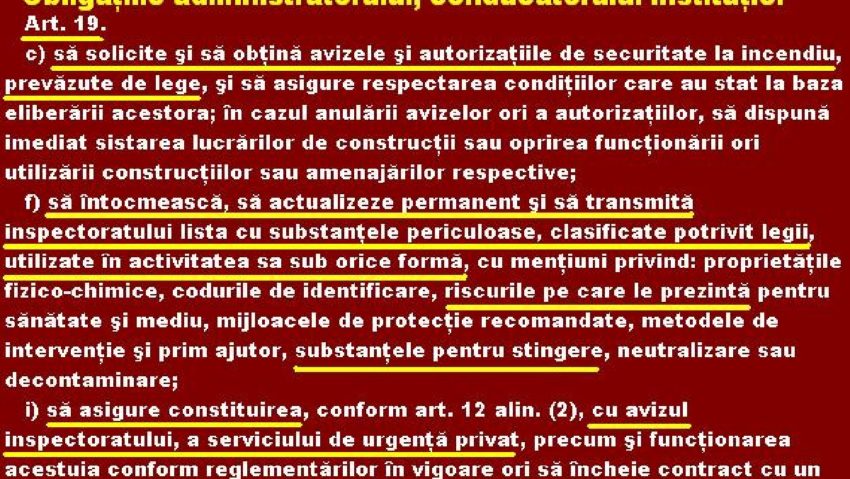 Pompierii controlează şi instituţii publice