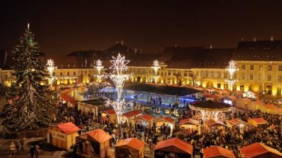 [FOTO] Cel mai frumos Târg de Crăciun din România, deschis la Sibiu